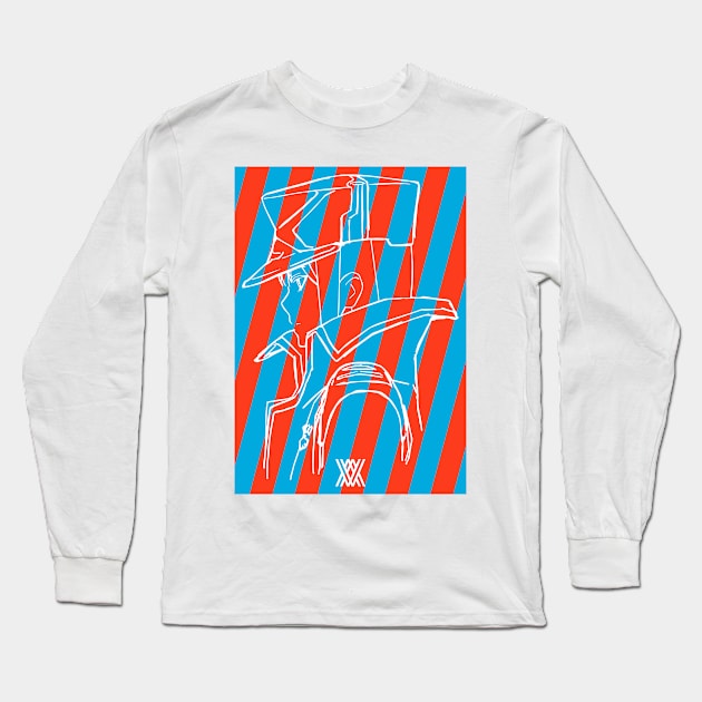 Darling in the FranXX - Zero Two Long Sleeve T-Shirt by TobiGL